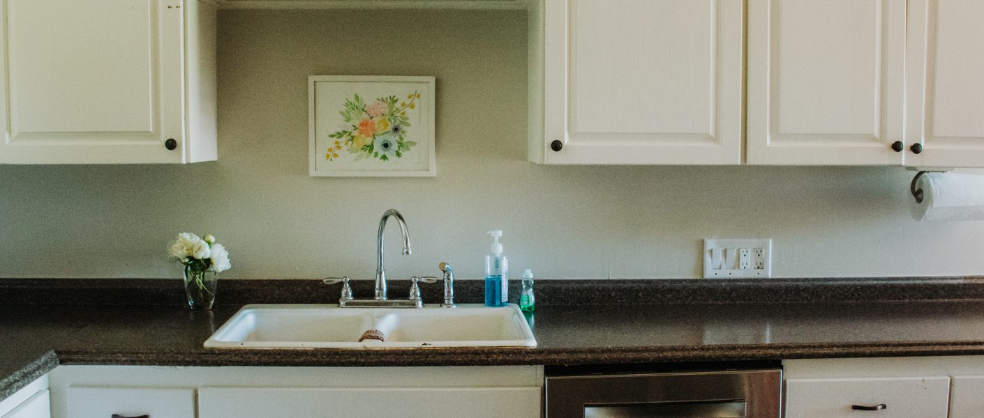 realistic minimalist kitchen