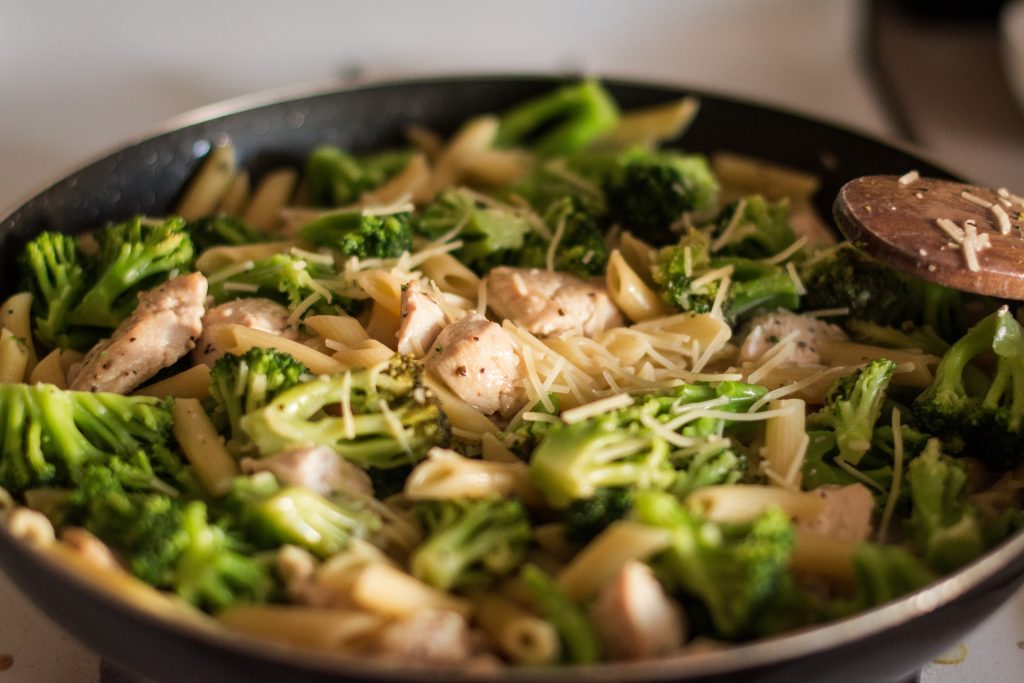 chicken broccoli skillet meal