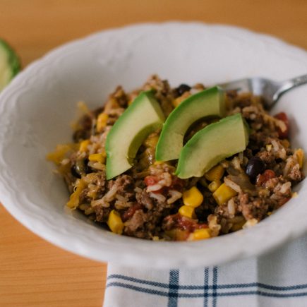 Instant Pot Mexican Ground Beef and Rice Casserole