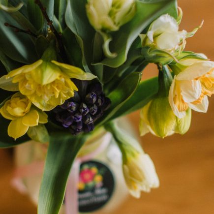 spring flower arrangement