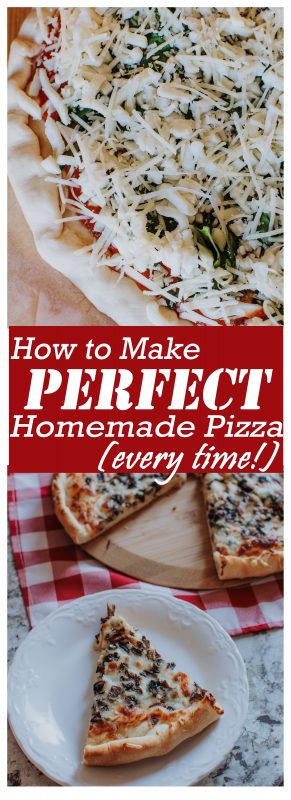 Want to up your homemade pizza game? Here are tried-and-true secrets to getting perfect homemade pizza, every time!