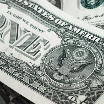 close up of dollar bill
